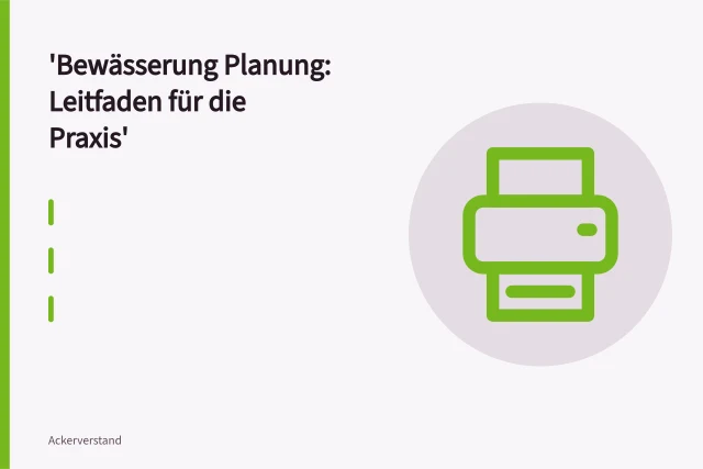 Kreisberegnungsmaschine bewässert ein Maisfeld im landwirtschaftlichen Einsatz. Bewässerung Planung: Leitfaden für die Praxis