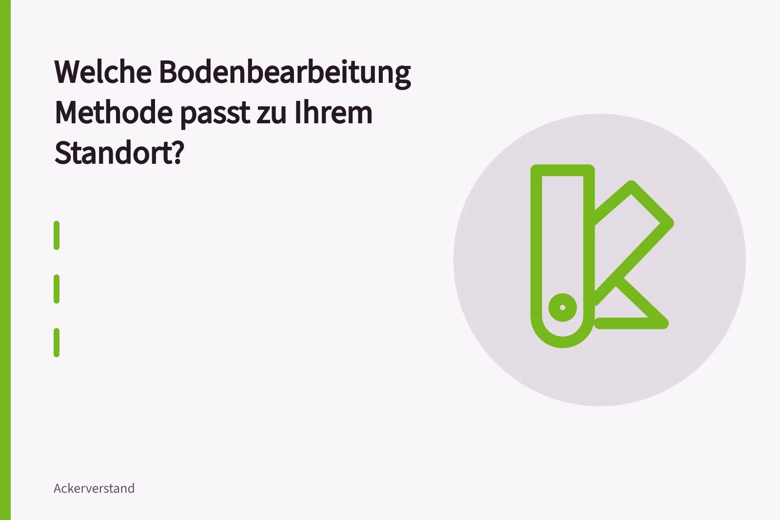 Tiefenlockerer bricht verdichteten Tonboden auf trockenem Acker